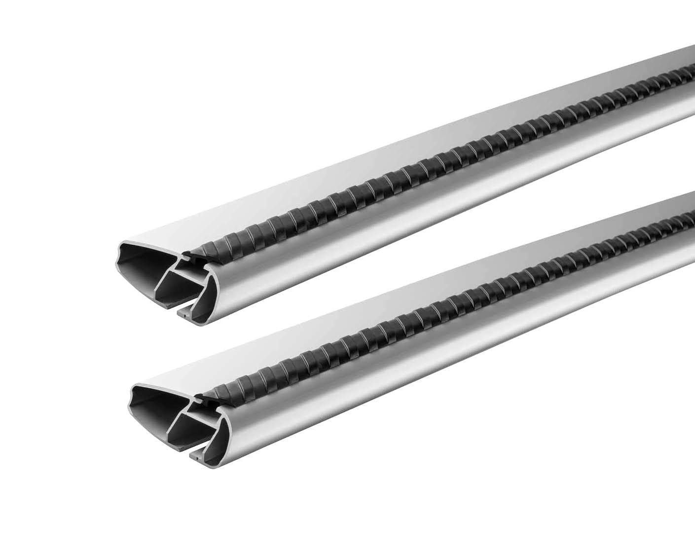 2 Barres de toit Mont Blanc Xplore 6605(Argent/Noir)