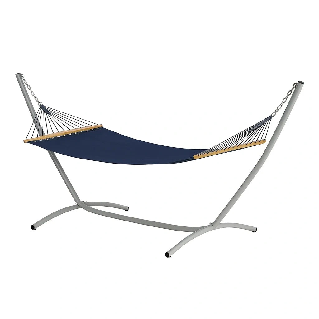 Hamac en acier et polyester bleu(Bleu)