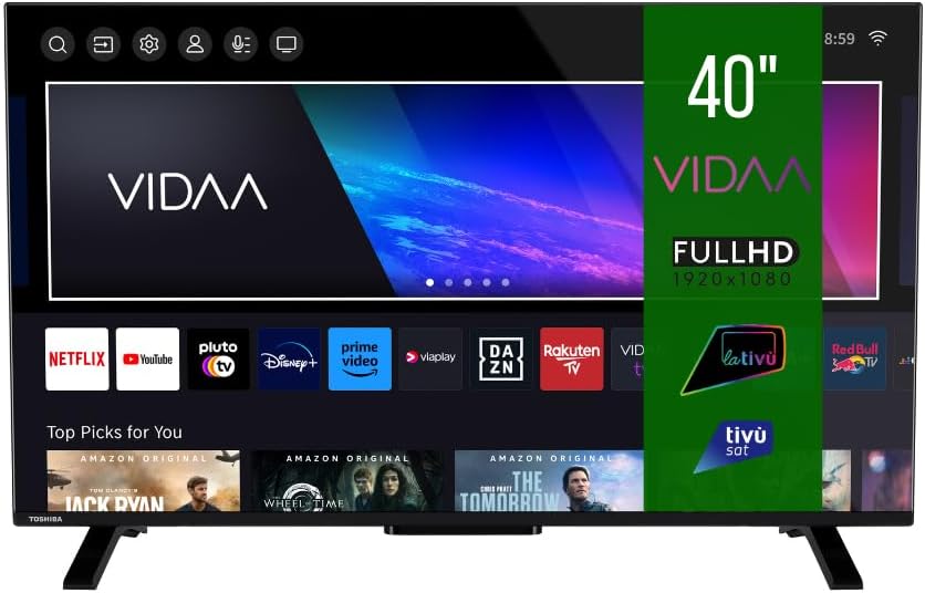 Toshiba 40LV2E63DA - 102 cm (40) Diagonalklasse WL/LV2E Series LCD-TV mit LED-Hintergrundbeleuchtung