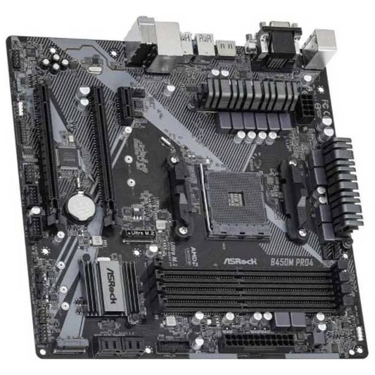 Asrock B450M Pro4 R2.0(Noir/Gris)