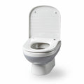 Toilette en céramique blanche pour installation murale dimensions 70 x 40 x 40 cm