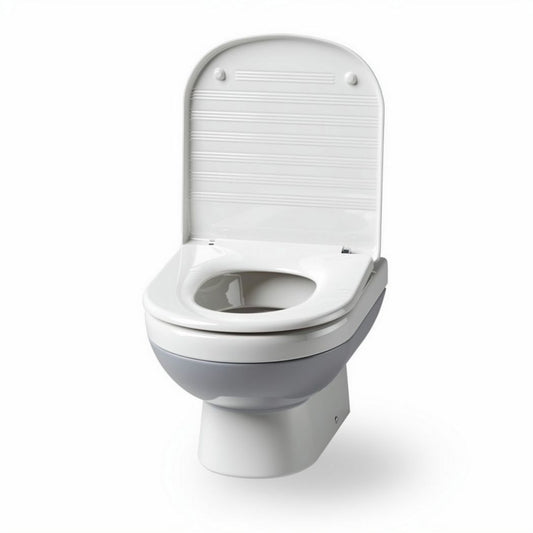 Toilette en céramique blanche pour installation murale dimensions 70 x 40 x 40 cm