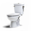 Toilette en céramique blanche avec chasse d'eau intégrée dimensions 70 x 40 x 75cm