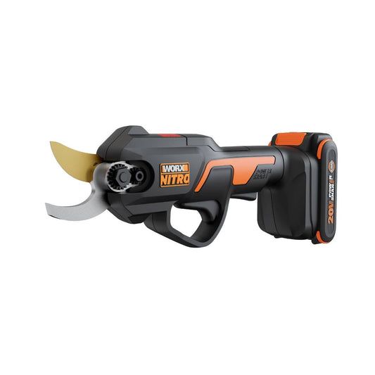 Worx Worx WG330 Sécateur Nitro 20 V Batterie et chargeur inclus(Noir/Orange/Argenté)