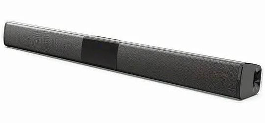 Barre de son sans fil 20 W avec son surround - Haut-parleur sans fil haute puissance, télécommande pour télévision et cinéma maison, montable au mur,(Noir)
