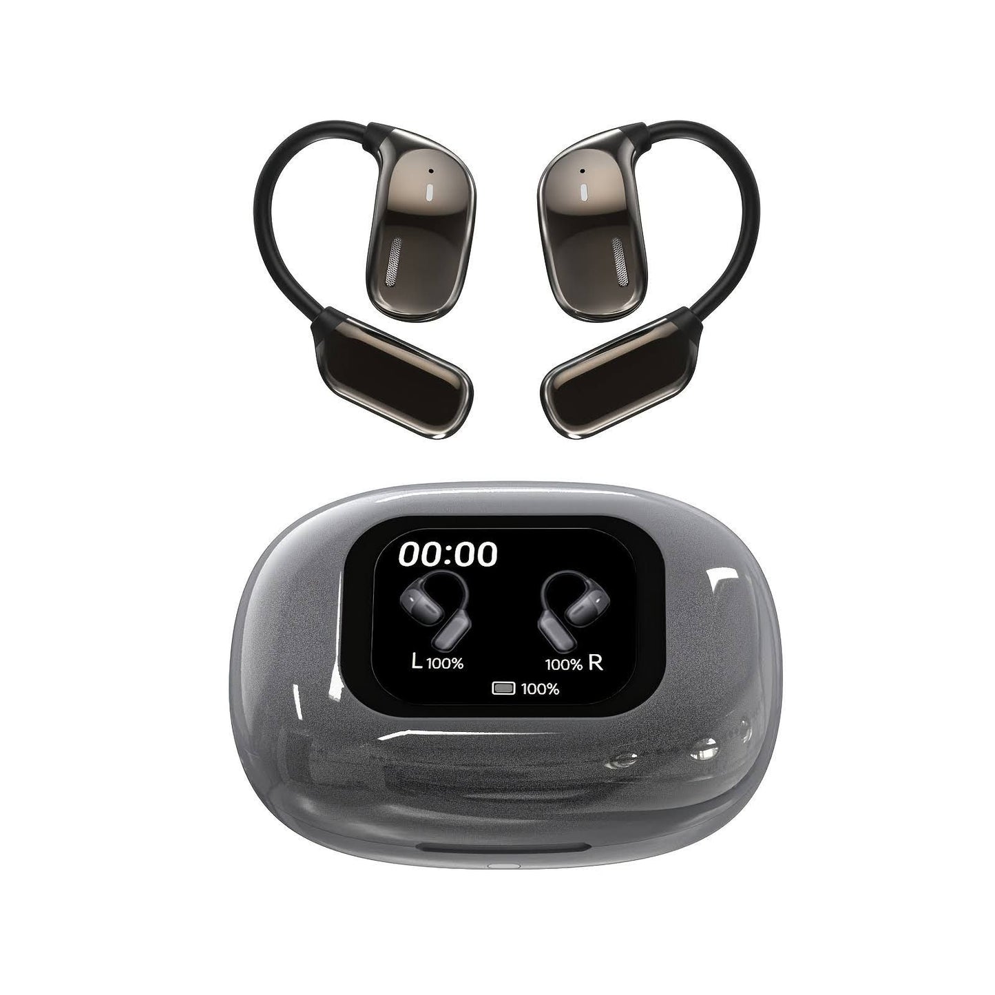 AI Language Translator Earbuds : 3-in-1 Translation Device, Htc ne 23 translation earbuds, Ai translator, Translation earbuds wireless, Supports 144(Noir/Gris)