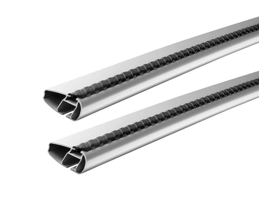 2 Barres de toit Mont Blanc Xplore 6605(Argent/Noir)