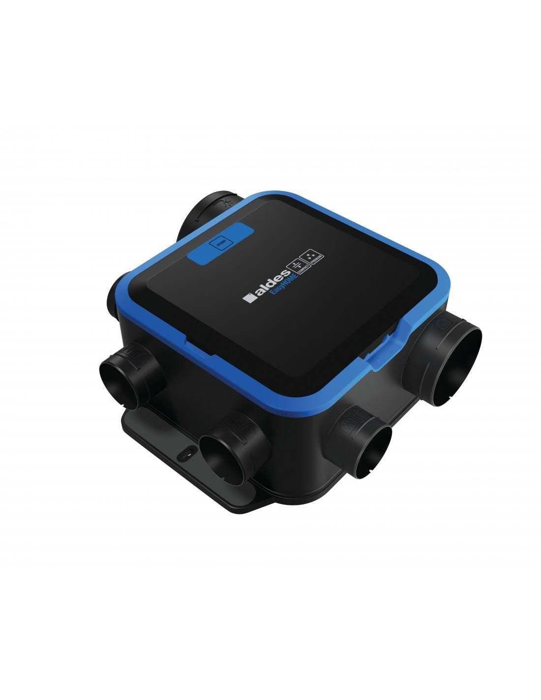 aldes Groupe VMC simple flux hygroréglable EasyHOME Hygro Compact Premium MW 11033050(Noir/Bleu)