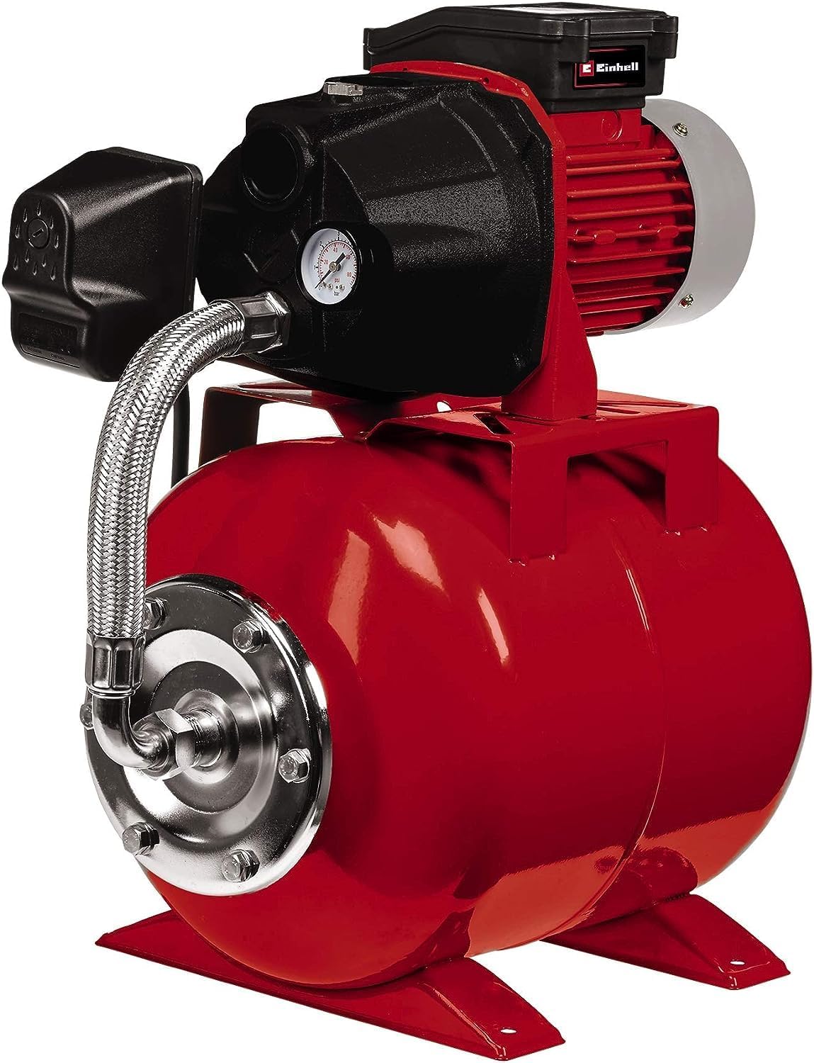 Einhell Groupe de surpression GC-WW 6036 (600 W, Débit max. 3.600 l/h, Hauteur de refoulement 40 m, Hauteur d'aspiration 8 m, Pression 4 bar)(Noir/Rouge)