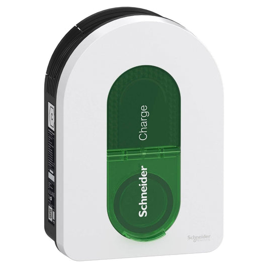 Borne de recharge véhicule électrique Schneider Charge evh5a22n400f(Blanc/Vert/Noir)